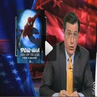 STAGE TUBE: Stephen Colbert on SPIDER-MAN Video